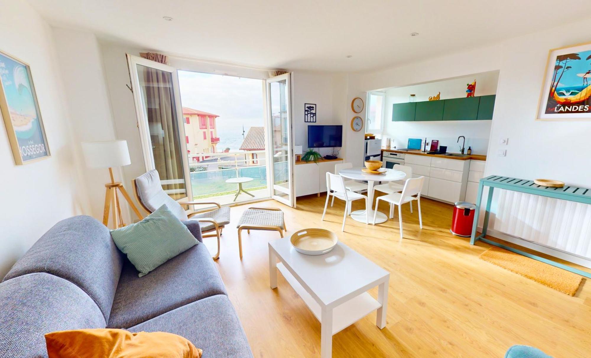 Sable - Appartement Renove Pour 4 Personnes Soorts-Hossegor Exteriör bild